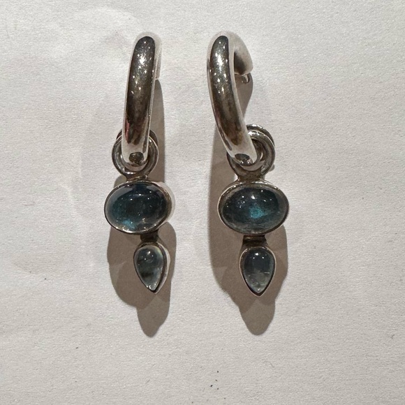 Doug Paulus Sterling Silver Interchangeable Hoop Earrings - Picture 7 of 9